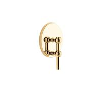 Portacandele da Parete H14,5 in Ottone Massiccio