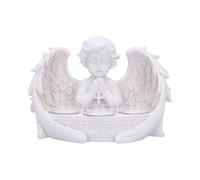 Portacandele decorativo con scritta "Prayers to Heaven", 25 x 18 x 17 cm
