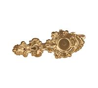 Portacandele decorativo vintage da parete per candele coniche in ghisa applique per la tua casa (oro)