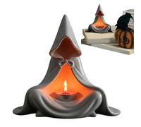 Portacandele di Halloween - Candeliere decorativo a forma di fantasma e | Accento per la casa della stagione autunnale per soggiorno, studio, festival scolastico, riunioni di famiglia