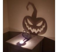 Portacandele di Halloween, Decorazione Con Tea Light Che Proietta, Portacandele per Tenebroso per, Soggiorno, Giardino, Camera da Letto