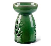 Portacandele Diffusore Profumato,Bruciatori A Olio,Bruciatore Di Aroma for Aromaterapia Stile Tailandese Candela A Olio In Ceramica Bruciatori A Fusione Di Cera, Bruciatore Di Cera Diffusore(Green,200