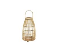Portacandele DKD Home Decor Cristallo Bambù [25 x 25 x 56 cm]