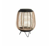 Portacandele DKD Home Decor Marrone Nero Naturale Metallo Bambù Cristallo 32