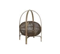 Portacandele DKD Home Decor Naturale Marrone Bambù 33 x 33 x 42 cm