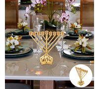 Portacandele ebraici a 9 rami - Portacandele Hanukkah - Centrotavola