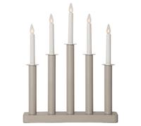 Portacandele elettrico Star Trading Plate decorazione 5 candele