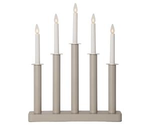 Portacandele elettrico Star Trading Plate decorazione 5 candele