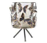 Portacandele Farfalle 15x23,3 cm in Ferro Multicolor