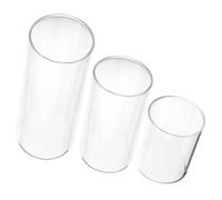 Portacandele in da 3 pezzi, portacandele antivento, portacandele con