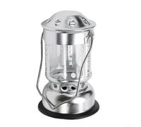 Portacandele in lega di alluminio per decorazione da giardino da campeggio, lanterna portatile da appendere per pesca all'aperto, escursionismo, festa di nozze, argento