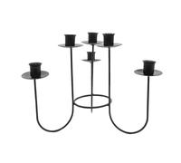 Portacandele in metallo nero unico, elegante design di candelabri, 235x250 cm, 925x984 pollici, portacandele conici, centrotavola per decorazioni per la casa, eventi di nozze, eleganti portacandele,