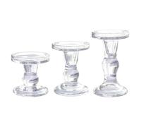 Portacandele in trasparente, centrotavola e supporto decorativo | Portacandele per candele da tè, decorazione moderna per soggiorno, cucina, fattoria, matrimoni, Natale, Halloween, restauro