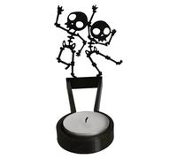 Portacandele ombra - Portacandele scavato, candelabro, decorazione di Halloween | Portacandele di proiezione 'atmosfera horror con design spaventoso ed elegante, ornamenti decorativi sul tema