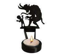 Portacandele ombra - Portacandele scavato, candelabro, decorazione di Halloween | Portacandele di proiezione 'atmosfera horror con design spaventoso ed elegante, ornamenti decorativi sul tema