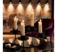 Portacandele ornamentale a 4 bracci, portacandele per bar, vacanze,