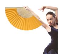 Portacandele - Ornamentali Faltfächer | Handhandhandfercher vintage aus Seide mit Rahmen | Charmanter, elegante ventilatore retrò (20,3 cm) per Frauen, Mädchen, Tanz, cosplay, Hochzeit, decorazione