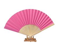 Portacandele - Ornamentali Faltfächer | Handhandhandfercher vintage aus Seide mit Rahmen | Charmanter, elegante ventilatore retrò (20,3 cm) per Frauen, Mädchen, Tanz, cosplay, Hochzeit, decorazione