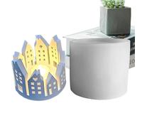 portacandele per cemento,portacandele in silicone - Stampo per fusione epossidica per Ring House,in silicone per case ad anello 3D per per in resina per case in cemento Stamp