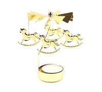 Portacandele rotante a carosello rotante portacandele per decorazioni natalizie per matrimoni e accessori per la casa