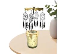 Portacandele rotante - Giostra ', supporto rotante con candeliere, espositore per decorative | Centrotavola da tavolo per la casa, ornamento per mensola del soggiorno, eleg