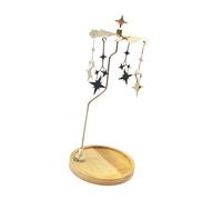 Portacandele Rotante per Lumini Da Tè, Regalo con Vassoio, Portacandele per La