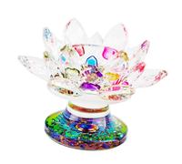 Portacandele Tea Light Di Forma Del fiore loto Cristallo Per Amici