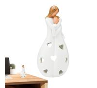 Portacandele Unico Della Figlia - Statua In Resina Della Madre Figlia, Candeliere A LED, Supporto Per Candela Decorativo | Soggiorno Camera Da Lettó Decorazioni Per La Casa Scaffale Tavolo Regalo Roma