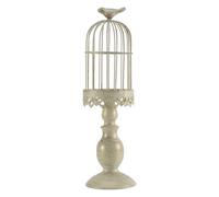 Portacandele Vintage con Gabbia per Uccelli, Decorazione per la Tavola di N9750