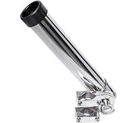 Portacanna a battagliola con pulpito regolabile inox aisi 316 barca pesca