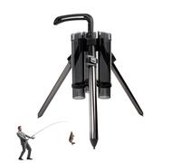 Portacanna da - per supporto per canna da per treppiede per canna da ,da pavimento, portacanne da , organizer portatile per canne, pieghevole per 3 canne da , garage, yacht da mare