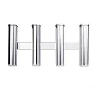 Portacanna da pesca da parete in acciaio inox accessorio per uso marino (quadrupla)