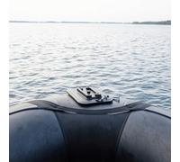 Portacanna da Pesca Supporto Barra Staffa con Base Piatta a Incasso Installazione Semplice in PVC Fissaggio Sicuro per Ecoscandaglio E Accessori su, style to 2