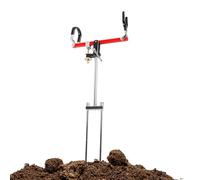 Portacanna per la riva - Mensola robusta e leggera, supporto da terra per canne da pesce gatto, uso su copertura, pesce gatto, lago, fiume, acqua salata e dor