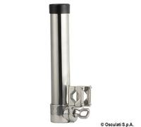 PORTACANNE DA PESCA CON MORSETTO INOX PER BATTAGLIOLA E PULPITO PORTACANNA BARCA