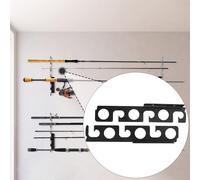 Portacanne Da Pesca Multiuso Per Montaggio A Parete In Garage, Organizzatori Per