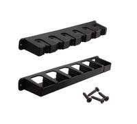 Portacanne da ,Portacanna da parete a 6 fori - Portacanna da con apertura da 1,57 pollici per garage, portacanna da verticale, nero