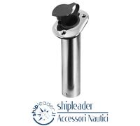 PORTACANNA DA INCASSO IN ACCIAIO INOX INCLINAZIONE 60° MS041211700