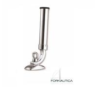 PORTACANNE ORIENTABILE IN ACCIAIO INOX 316 FISSAGGIO 4 VITI BASE MM. 89X55