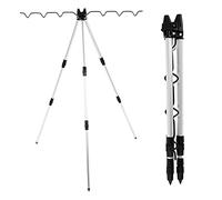 Portacanne per la pesca in banca Supporto per treppiede canna da pesca telescopica Supporto per canna da pesca multifunzionale Supporto per treppiede palo da pesca Supporto per treppiede surfcasting