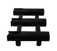 Portacanne per la pesca in mare, semplice, Black WITH HOLES