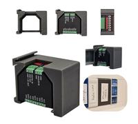 Portacappelli grigio adatto per Shelly ADDON + PLUS Series + GEN3 con protezione touch