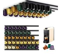 Portacapsule da Caffè compatibile con Dolce Gusto, Porta Capsule compatibile con Nespresso, Adatto a Tutte le Marche di Portacapsule, Può contenere fino a 40 capsule di caffè (6 pezzi, autoadesivo)