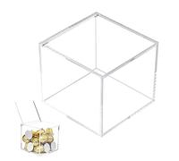 Portacapsule da Caffè in Metacrilato per Capsule Nespresso o Dolcegusto Porta Capsule Caffè in Plexiglass ContenitoreTrasparente Dispenser Capsule, 13 x 13 x 13 cm