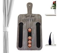 Portacapsule da parete per servire cialde | Scaffale salvaspazio per cialde di caffè, cassetto a più livelli, vassoio per bancone, espositore per cucina e bar