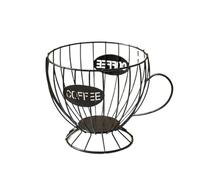 Portacapsule In Metallo For Tazza Di Caffè Di Grande Capacità(Black)