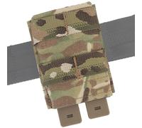 Portacaricatore Singolo Tattico per Mag da 7,62 Mm, con Sistema MOLLE e Apertura Superiore, in Nylon, per Caccia Softair e Attività Tattiche(Cp)