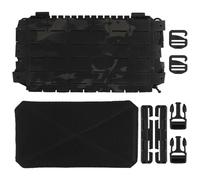 Portacaricatori Triplo Molle V3 Laser Cut, Tasca Multiuso per Caricatori M4, Gilet Airsoft e Caccia(BMC)