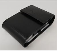 Portacarte 1 Mazzo Poker Nero Pelle Leather Cuoio Dal Negro