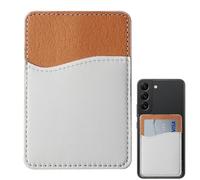 Portacarte autoadesivo per telefono, tasca a portafoglio antiscivolo | custodia resistente per smartphone, impedisce che non scolorisca, organizer per bollette di credito, licenze